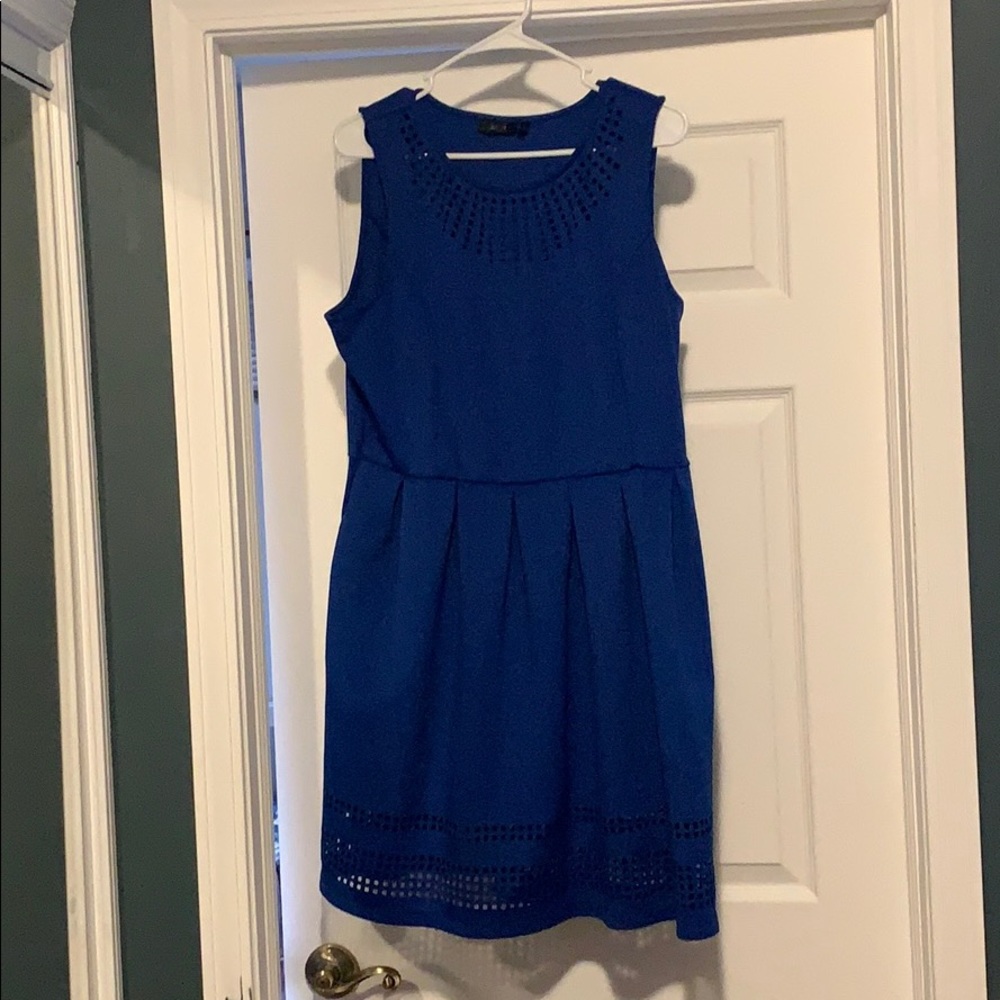 Royal blue dress